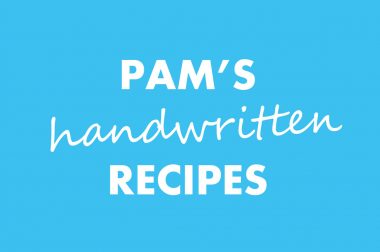 Pam's Handwritten Recipe Book
