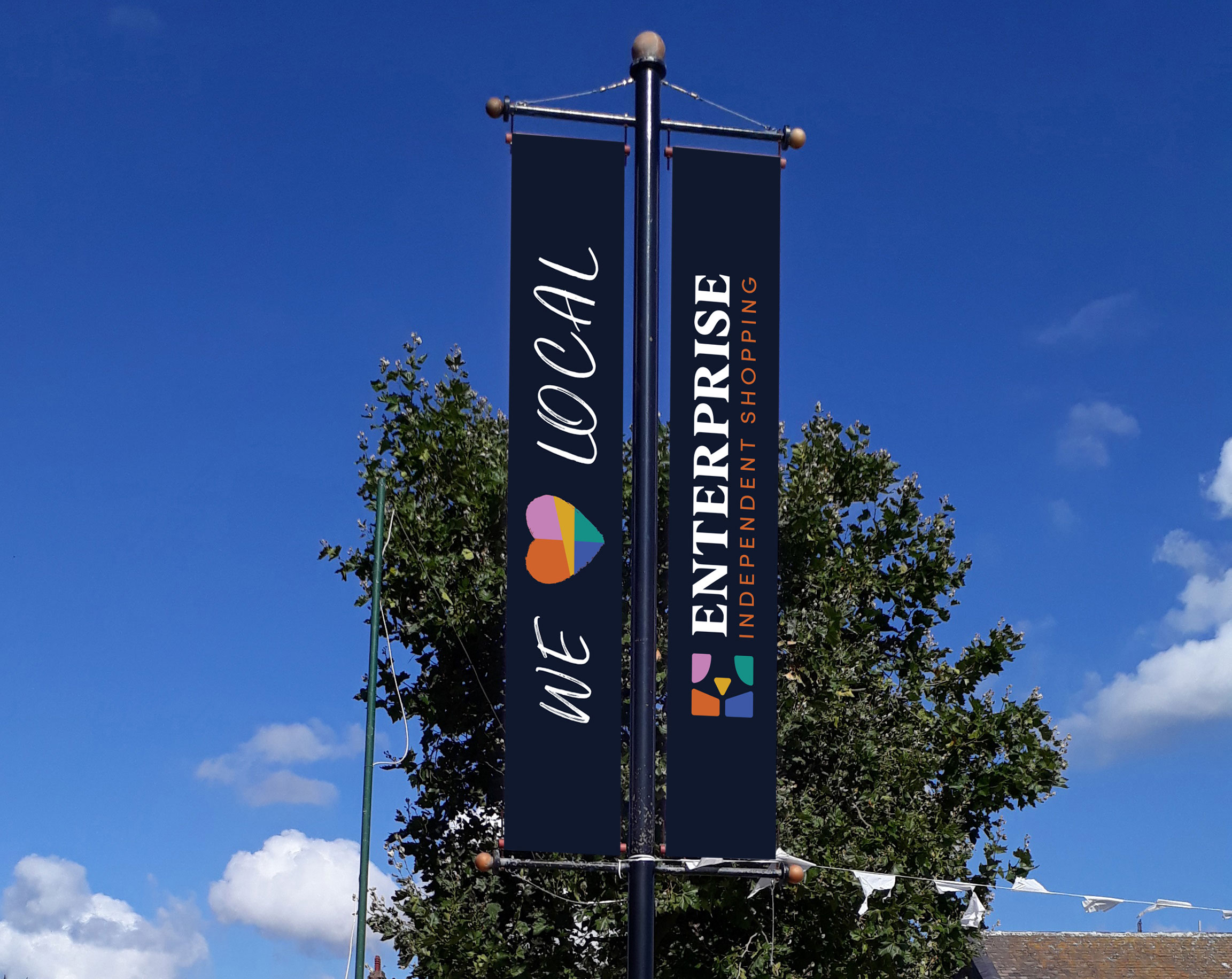 The Enterprise Centre front of house banners