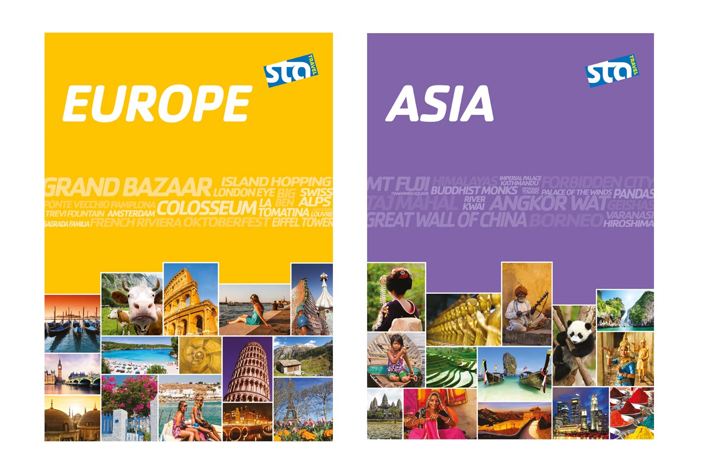 STA Travel Brochure design