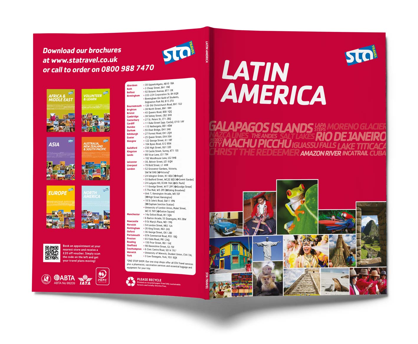 STA Travel Brochure design